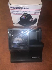 Photoco Auto Automatic Lighted 2x2 Slide Viewer- New Open Box