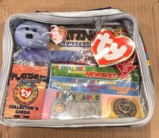 TY Beanie Babies Official Club Platinum Edition Collectors Case Set 1999 NWT