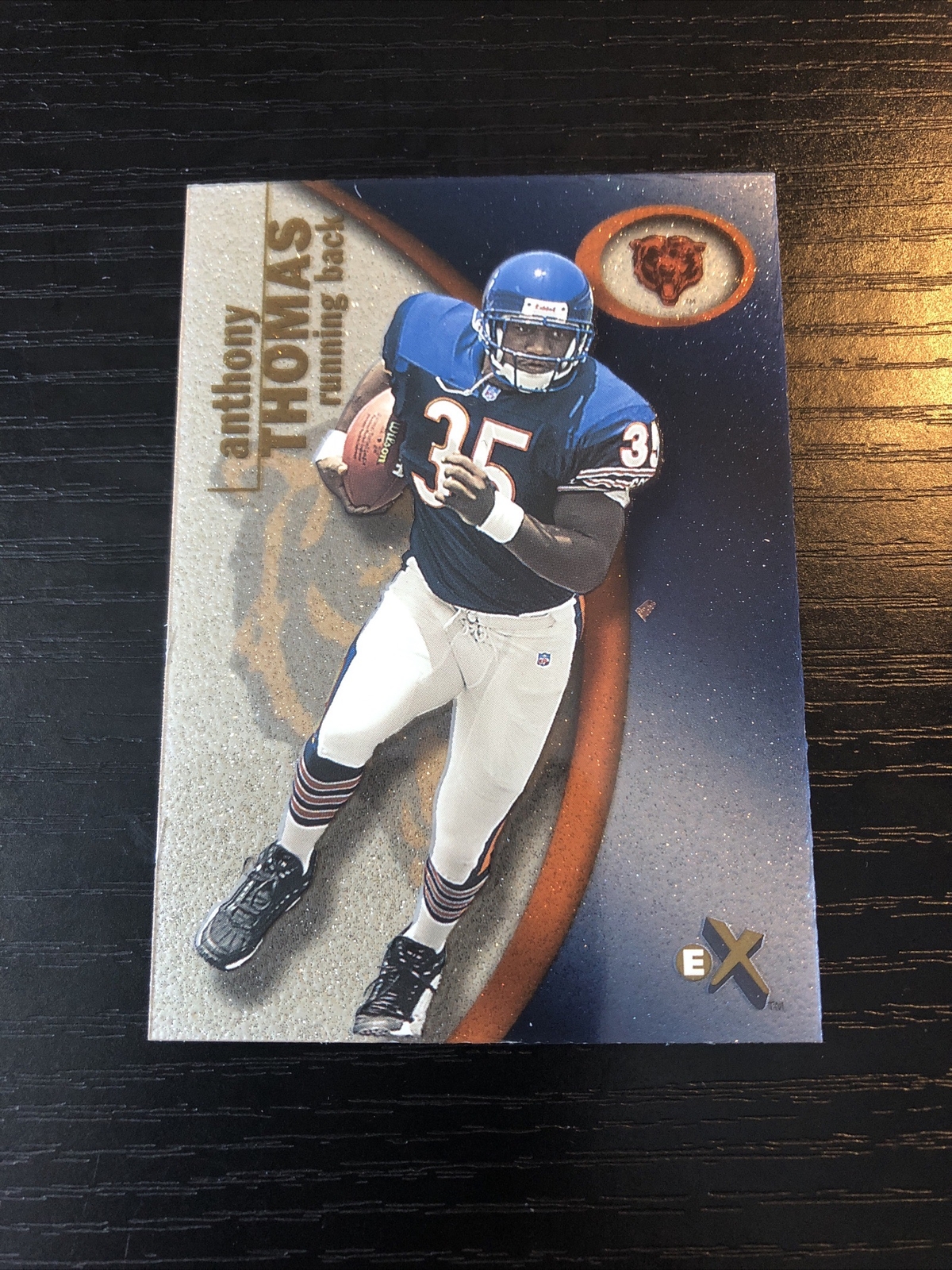 2001 EX #132 Anthony Thomas / 1250 Rookie Card