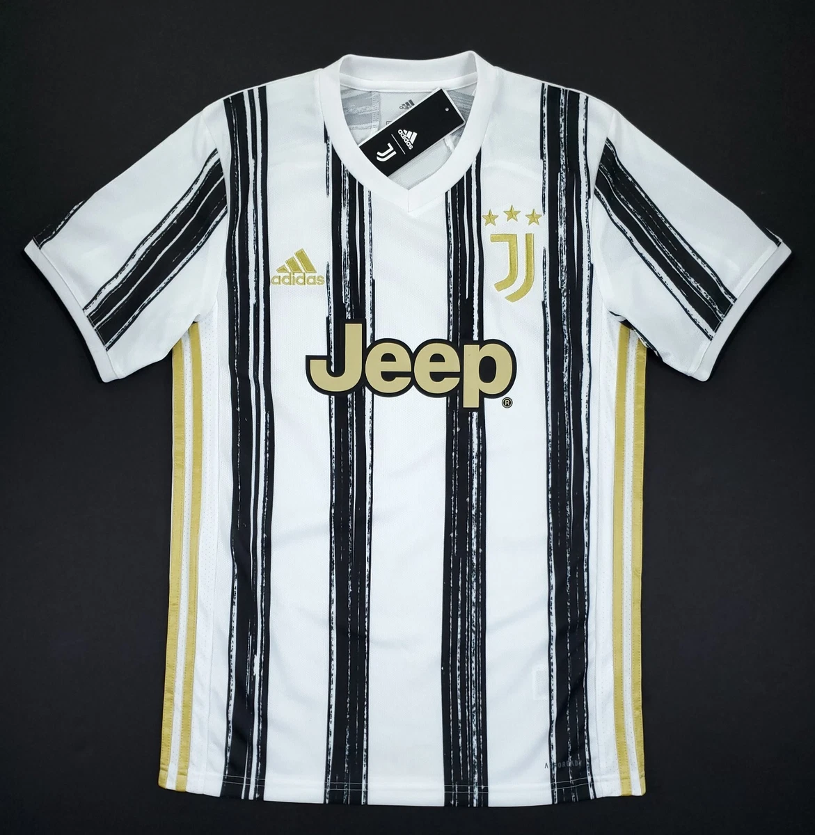 adidas Men s 2XL 2020 21 Juventus Home Soccer Jersey White Black