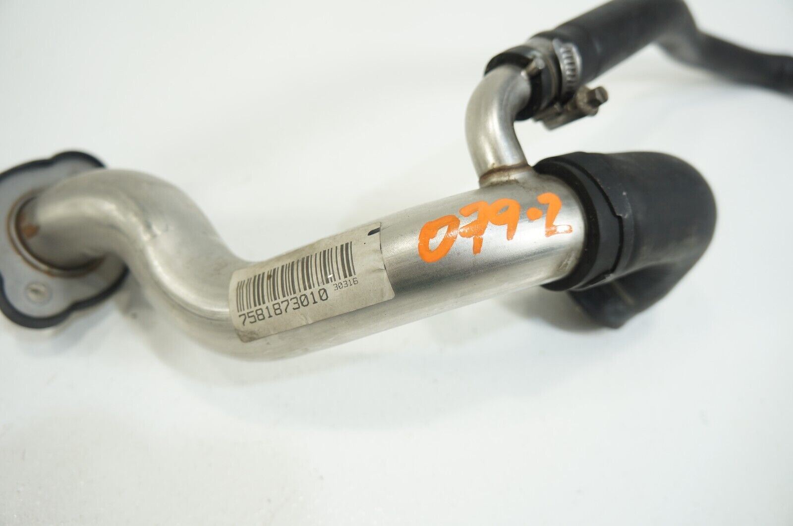 2011 11 bmw 528i f10 n52 3.0l engine coolant hose line pipe 7581873 oem