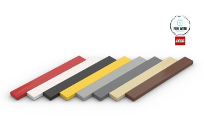 LEGO 1 x 8 flache Platte Fliese (x10) (4162) viele Farben - Brandneu & Original