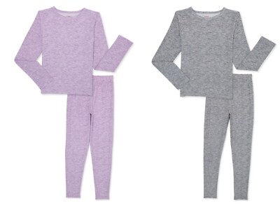 Hanes Girls Boys Warm Thermal Base Layer 2-Piece Top Bottom Set [G3] 