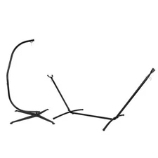 9FT/C Heavy Duty Steel Hammock Stand Solid Frame Stand for Porch Swing Hammock