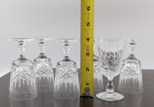 Edinburgh Crystal Appin Sherry Glass Set of 6 Glasses 3" Scotland - Picture 8 of 9