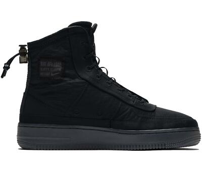 Nike Women's Air Force 1 High Shell 'Black' Shoes Sneakers