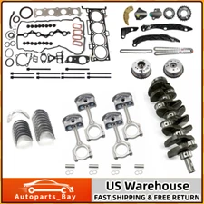 G4KJ Engine Rebuild Kit Crankshaft Conrods Pistons for Hyundai Kia 2.4L
