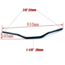 1 1/8" Fat Bar 28MM Handlebar Handle bars Fr Motorcycle CRF YZF KXF RMZ Dirtbike