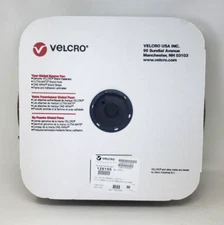 4" VELCRO BRAND Loop Fastener: Roll Nylon, Brown, Loop, 150 ft, Sew-On