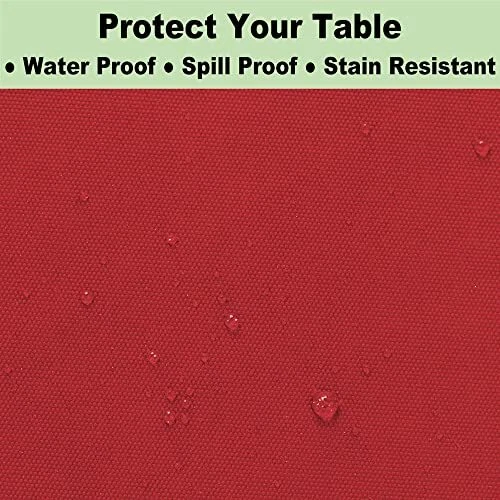 Plastic Red Tablecloths 3 Pack Disposable Table Covers 54 x 108 Inch B3 Red - Image 4 of 4