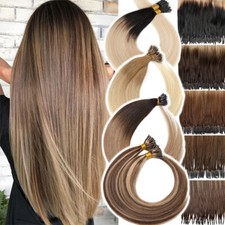 Balayage Nano Ring 100 Remy Human Hair Extensions Micro Loop Beads 1G THICK
