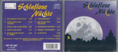 Schlaflose Nächte - Christopf Staubermann, Ale Pfeffer, Gerd Lambertz u.a. -  CD