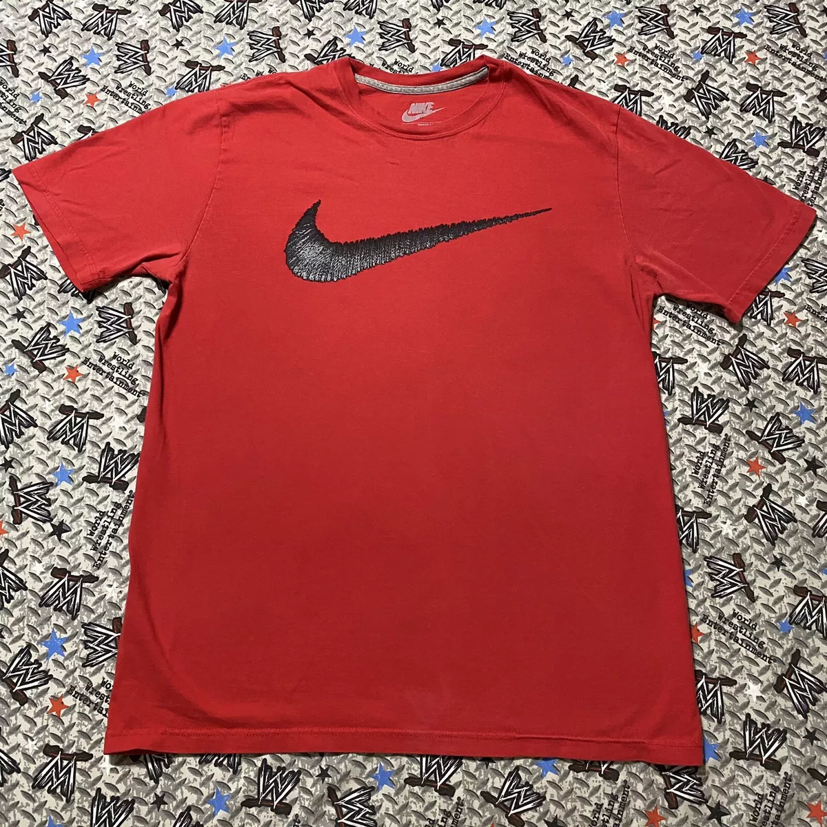 Logo nike red sales