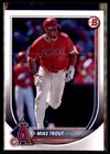 2025 Bowman Paper Mike Trout Los Angeles Angels #1  5 Card Lot