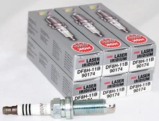 6 - Genuine NGK 90174 DF8H11B Spark Plug Laser Iridium for Nissan and Infiniti