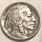 1918 D Buffalo Nickel Free Shipping Choice XF+