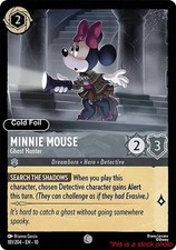 Minnie Mouse - Ghost Hunter Lorcana TCG 10 - 181/204 Cold Foil
