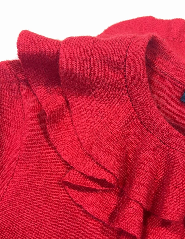 Ralph Lauren Pull Laine Mérinos Rouge M - Photo 4/4