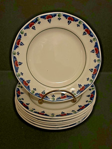 Set of 7 - ADAMS VERUSCHKA  BREAD PLATES 6" Across - EXCELLENT CONDITION