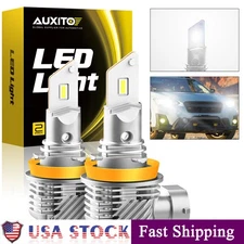 AUXITO H11 LED Headlight Bulb White Low Beam Conversion Kit 30000LM Bright 6000K