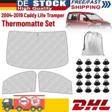 Frontscheibenabdeckung Abdeckung Thermomatte Set für 04-19 Caddy Life Tramper