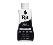 Rit All-Purpose Liquid Dye, Black, 8 fl oz (Pack of 1)