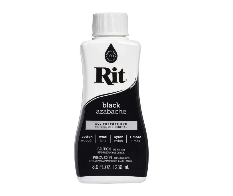 Rit All-Purpose Liquid Dye, Black, 8 fl oz (Pack of 2) - Image 2 of 4