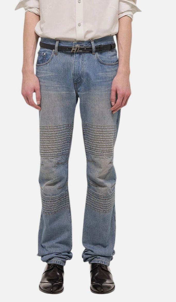 Helmut Lang Men Blue Moto Worker Jeans Size 34 | eBay