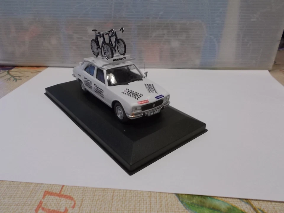 cp.43 peugeot 504 ammiraglia peugeot michelin tour de france sc1/43 - Immagine 4 di 4