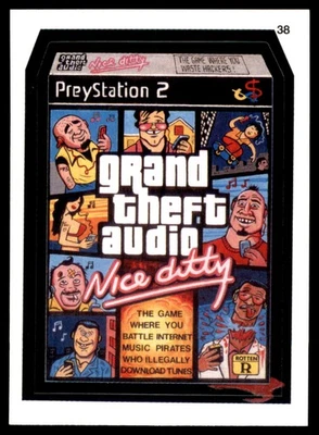 2004 Topps Wacky Packages All-New Series 1 #38 Grand Theft Audio - Image 1 of 2