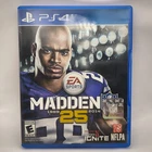 Madden NFL 25 Sony PlayStation 4 PS4 EA Sports Football Game Case & Disc