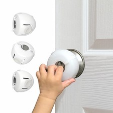 6 Pack Door Knob Safety Covers for Kids, Child Proof Door Knob Covers, Door H...
