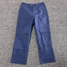 Lauren Ralph Lauren Cropped Khaki Chino Pants Womens - Sz 2 P Blue