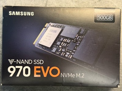 Samsung 970 EVO 500GB NVMe M.2 2280 SSD MZ-V7E500 PCIe Gen3 x4 Solid State Drive