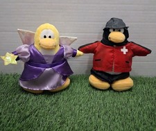 Disney Club Penguin Purple Fairy No Hat  Rescuer Plush No Tag or Coin