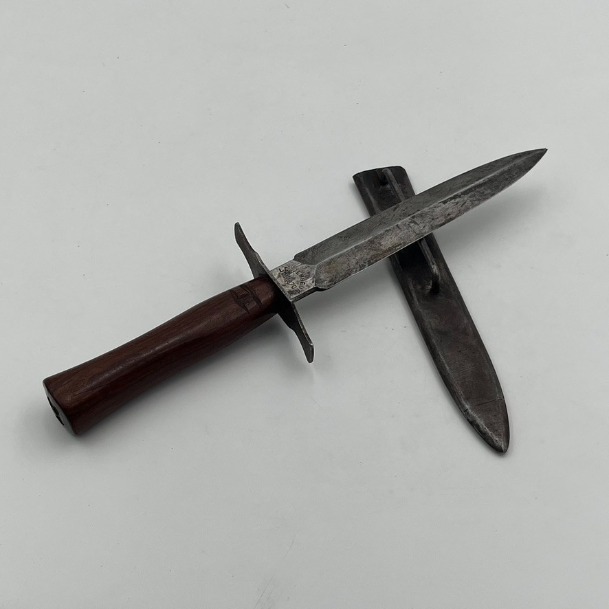 ORIGINAL FRENCH WWI W/ Sheath FIGHTING KNIFE by J. DELAIRE-LE VENGEUR de 1870