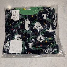 Hanna Andersson Star Wars Christmas Long John Pajamas Size 100 US 4 NWT 48