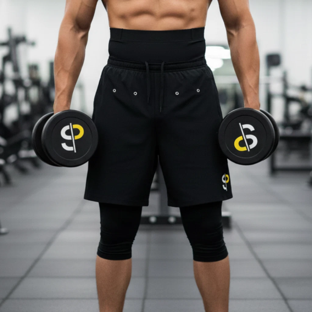 Awrah Shorts Long Below Knee Naval Covering sports shorts Suitable for swimming