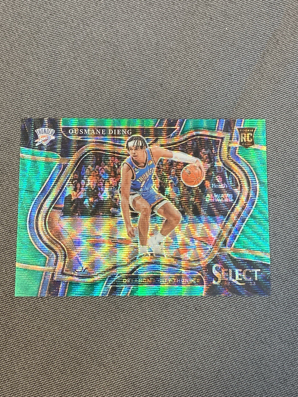 2022-23 Ousmane Dieng Select Courtside Green Wave /50 Rookie