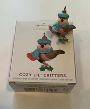 Hallmark 2021 Keepsake Mini Christmas Ornament Cozy Lil' Critters Bird
