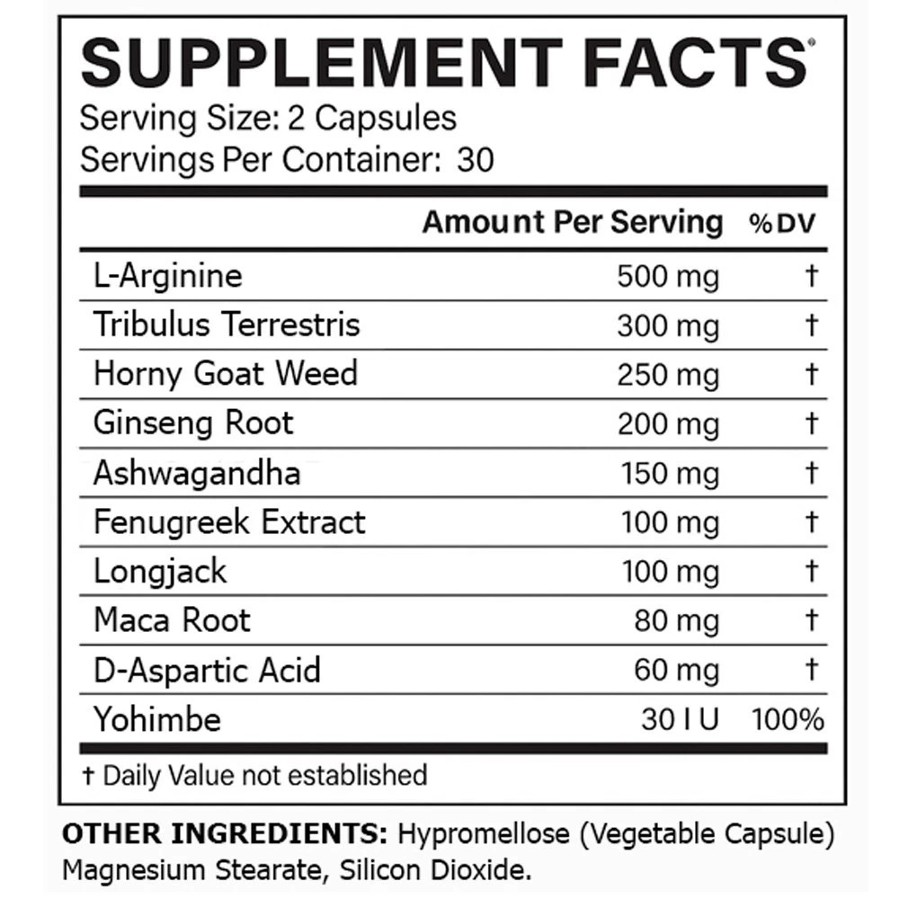 Intense'Ignite Fast Acting Male Performance Herbal Supplement 180 Pills (3 Pack)