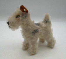 Vintage Steiff Foxy Fox Terrier Mohair Dog