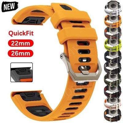 Silikon Armband Für Garmin Fenix E 8 5 5X Plus 6 6X 7 7X Pro Epix 2 Coros Vertix