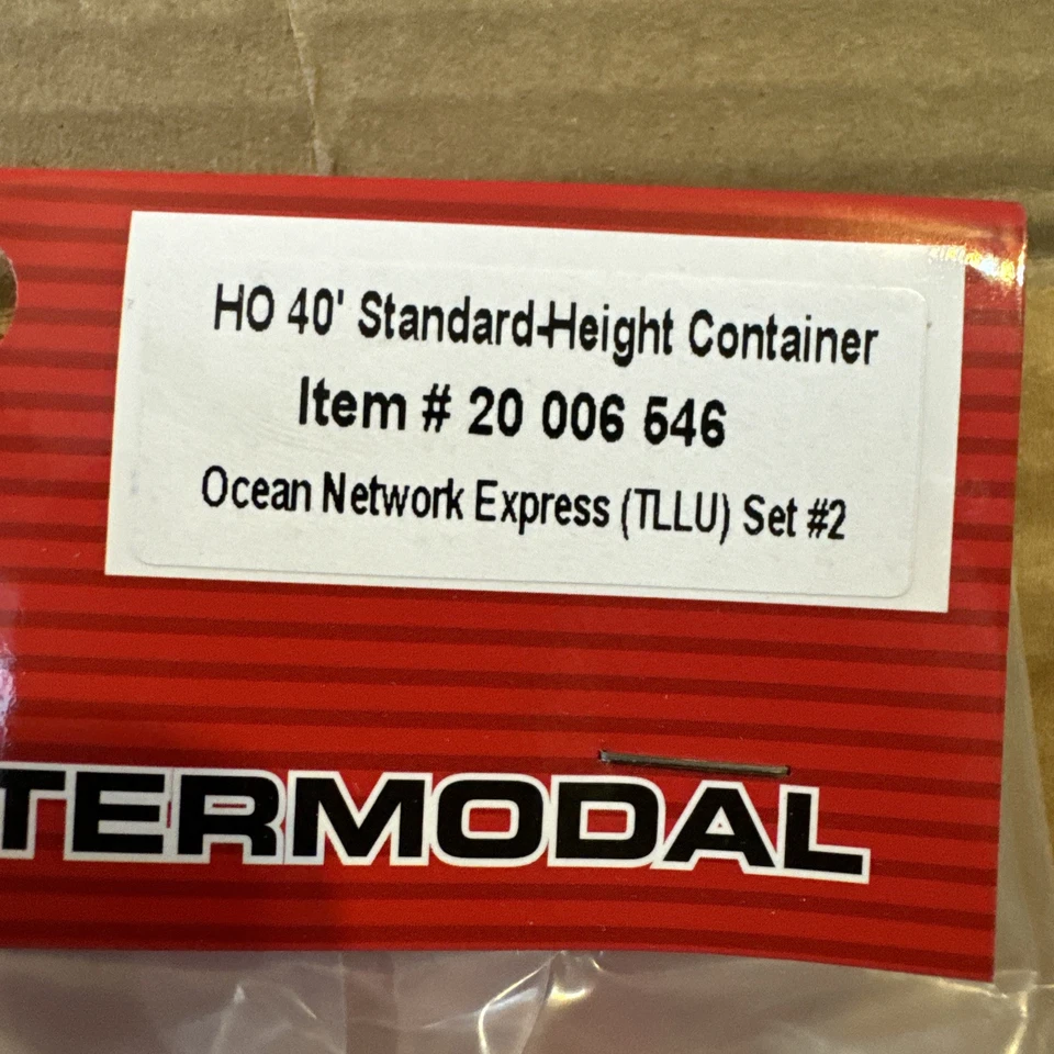HO Atlas 20006546 Ocean Network Express ONE 40' Standard Container 3-Pack Set #2 - Image 4 of 4