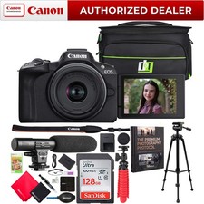 Canon EOS R50 Mirrorless Camera Black + 18-45...