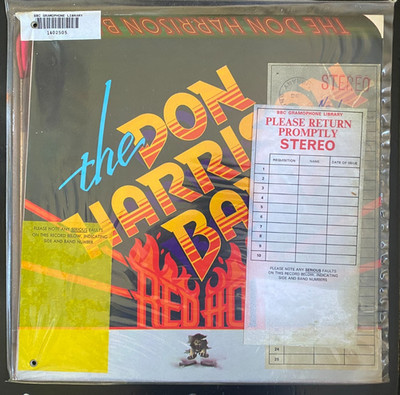 The Don Harrison Band Red Hot vinyl album BBC Gramophone Library 1976 RARE