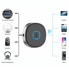Bluetooth Receiver 3.5mm Aux Car Adapter Wireless Audio Receiver for Home Stereo