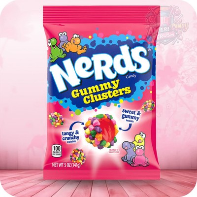 Nerds Gummy Cluster Medium Peg Bag 141g