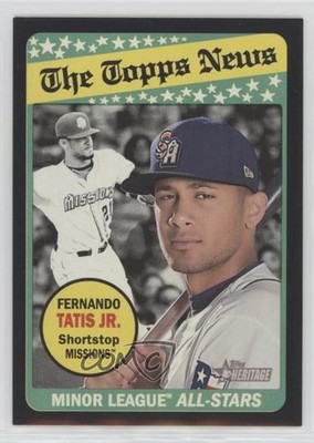 2018 Heritage Minor League Edition All-Stars Black 35/50 Fernando Tatis Jr uk2