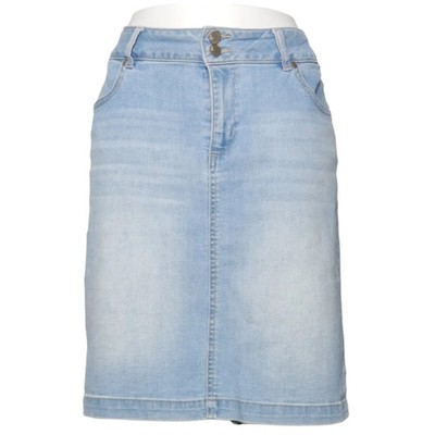 D.Jeans, Jeansrock, Größe: 44, Blau, Baumwolle/Elasthan/Polyester #rLQ